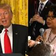 President Trump and April Ryan on Thursday. (CNN)